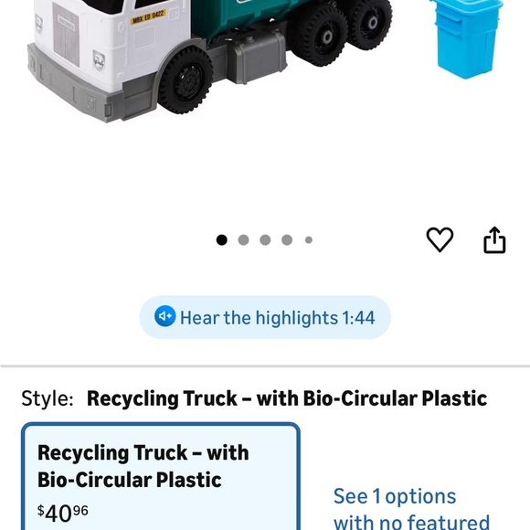 Toy recycle truck - Picture 5 of 5